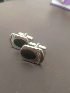 German Silver Egyptian Design Cufflinks