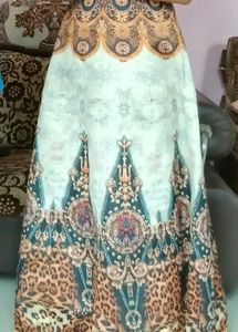 Elegant Multicolor Floor Length Gown For Teen
