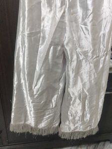 Elegant White Palazzo Pants