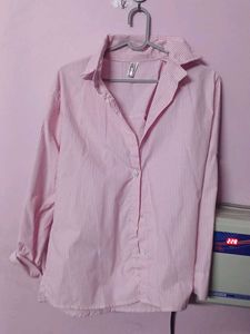 PINK CASUAL WEAR SHIRT