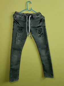 Nice And Comfortable Grey Jeans. Attractive