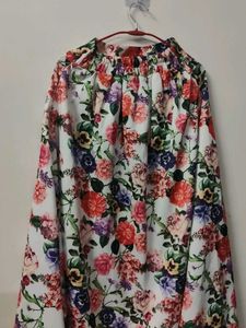 Floral Print Skirt