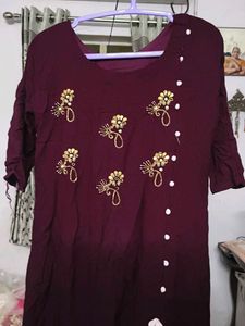 Elegant Embroidered Kurta