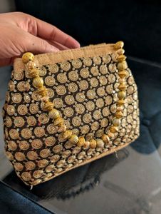 Stylish Embellished Hand Clutch