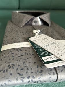 Grey Cotton Brand New Shirt