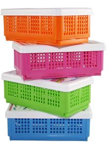 Foldable Storage Container With Lid