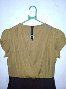 Two-Tone Sheath Dress