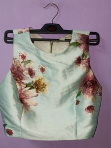 Floral Blouse Or Crop top