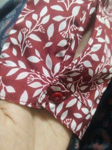 Floral Button-Down Shirt