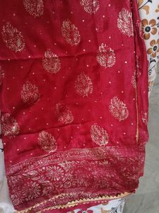 Maroon Saree