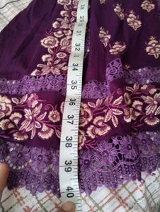 Purple Embroided Co Ord Set 💜