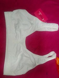 White Sport Bra New One