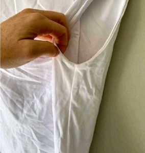 ZARA Basic White Double Layered Tank Top
