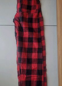 Red &amp; Black Plaid Lounge Pants