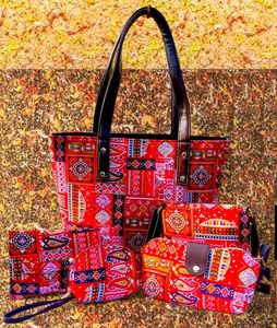 Colorful Handbag Set