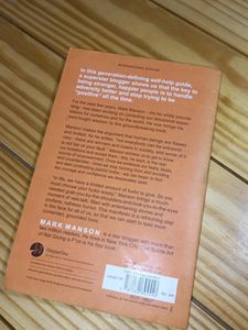 The Subtle Art By Mark Manson