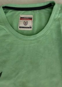 Men Green Tshirt