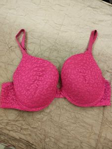 Pink Lace Push-Up Bra✨