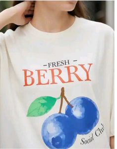 Fresh Berry Graphic Tee crew T shirt