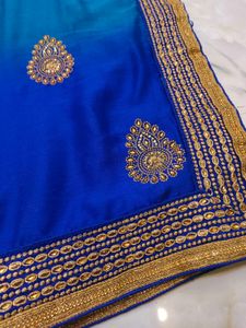 Multi Colour Saree With Blouse