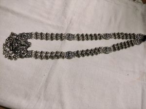 Lakshmi Devi Silver Necklace