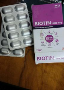 Biotin 10000 mcg Supplement