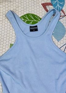 KOOVS Light Blue Bodycon Dress