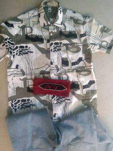 Men's Shirt &amp; Jeans Outfit