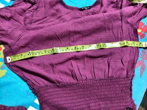 💜Zudio Purple  Maxi Dress💜