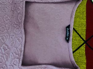 Lavender Top With Detail Work