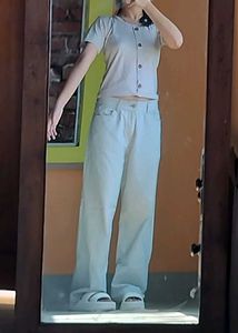 Baggy Off White Jean