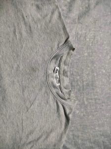 Gray Casual T-Shirt