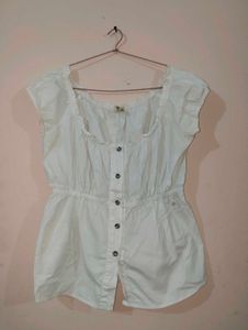 Korean Style White Top