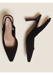 Black Slingback Heels