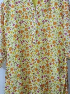 Bloom Into Style! Effortlessly Chic Floral Kurta