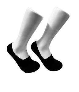SEAL PACKED- Black No-Show Socks (FREE SIZE)