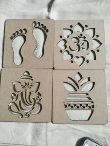 Wooden Rangoli Stencils