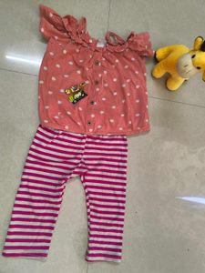 Girls Clothing Set With 2 Toffees