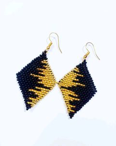Black Earrings (Handmade)