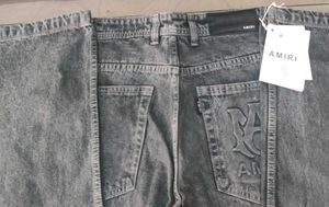 Amiri Gray Denim Jeans
