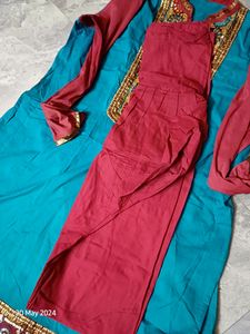 Handmade anarkali suit