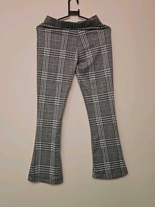 Formal Black And White Pattern Pants