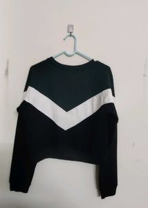 Zudio Green Colorblocked Sweatshirt
