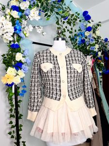 Tweed Style Korean Cardigan