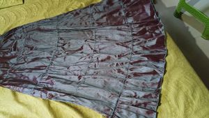 Shiny Tiered Skirt