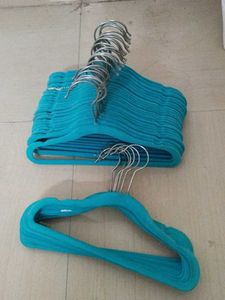 Teal Velvet Hangers (Lot of 30)