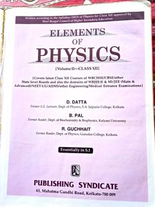 Elements of Physics Dutta Pal Guchhait
