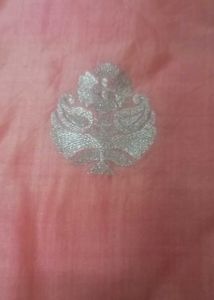 Peach Embroidered Kurta and sharara without dupatt