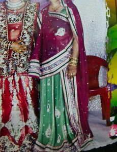 Heavy Green Lehenga With Bangani Dupatta