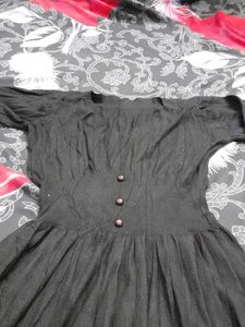 Elegant Black Midi Dress